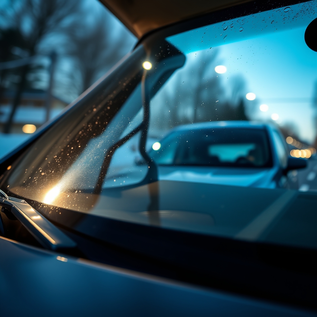 Photo : Conduire en toute sécurité avec un pare-brise fendu
