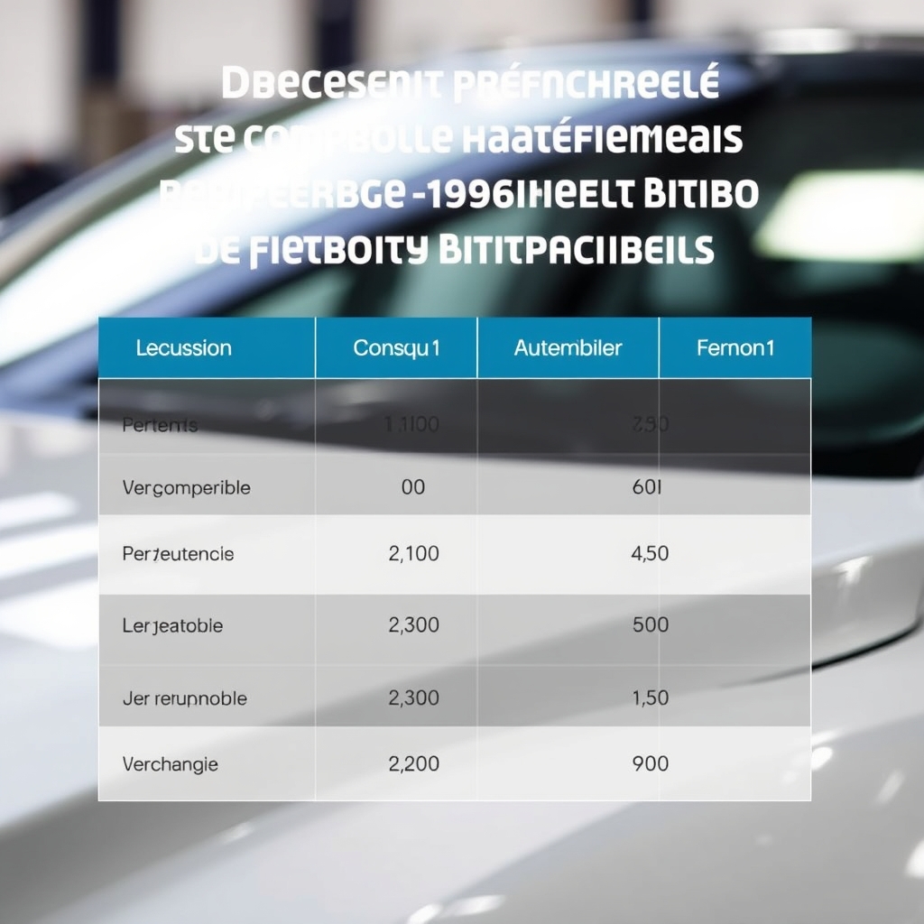 Comparatif des prix et des caractéristiques des différents kits de réparation de pare-brise · Les différentes marques de