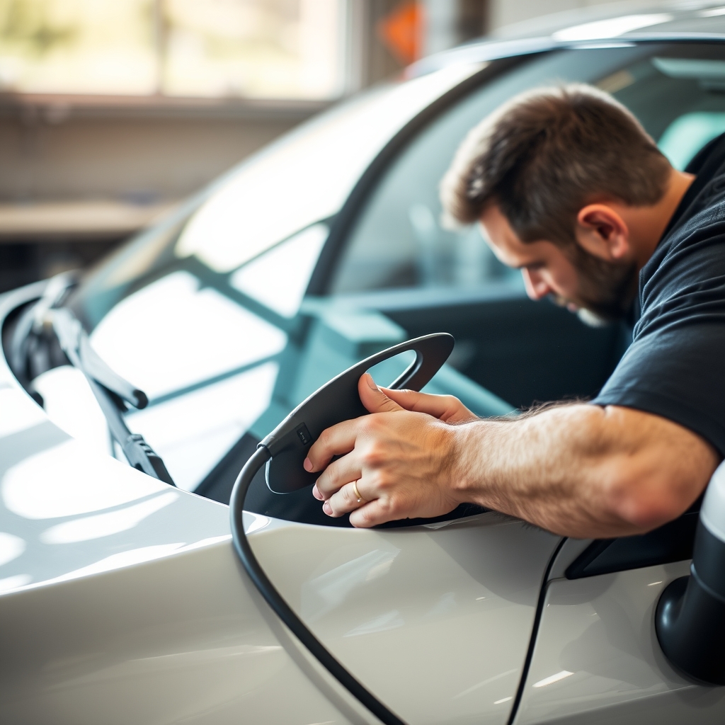 Prise en charge par l'assurance · Remplacement de pare-brise de voiture électrique