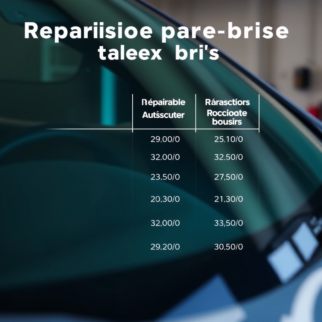 Comparaison des prix et des services · Réparation de pare-brise et garantie constructeur